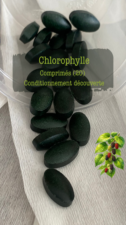 FeM_Chlorophylle – Comprimés sous format test de 20 comprimés