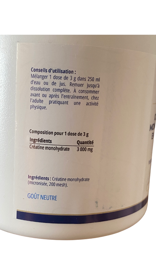 FeM_Créatine Monohydraté en Poudre